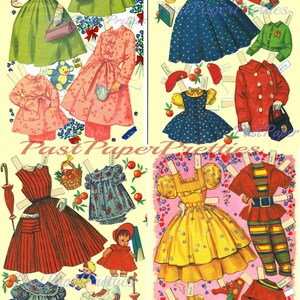 Vintage Paper Dolls 6 and Sweet 16 C. 1955 Printable PDF Instant ...