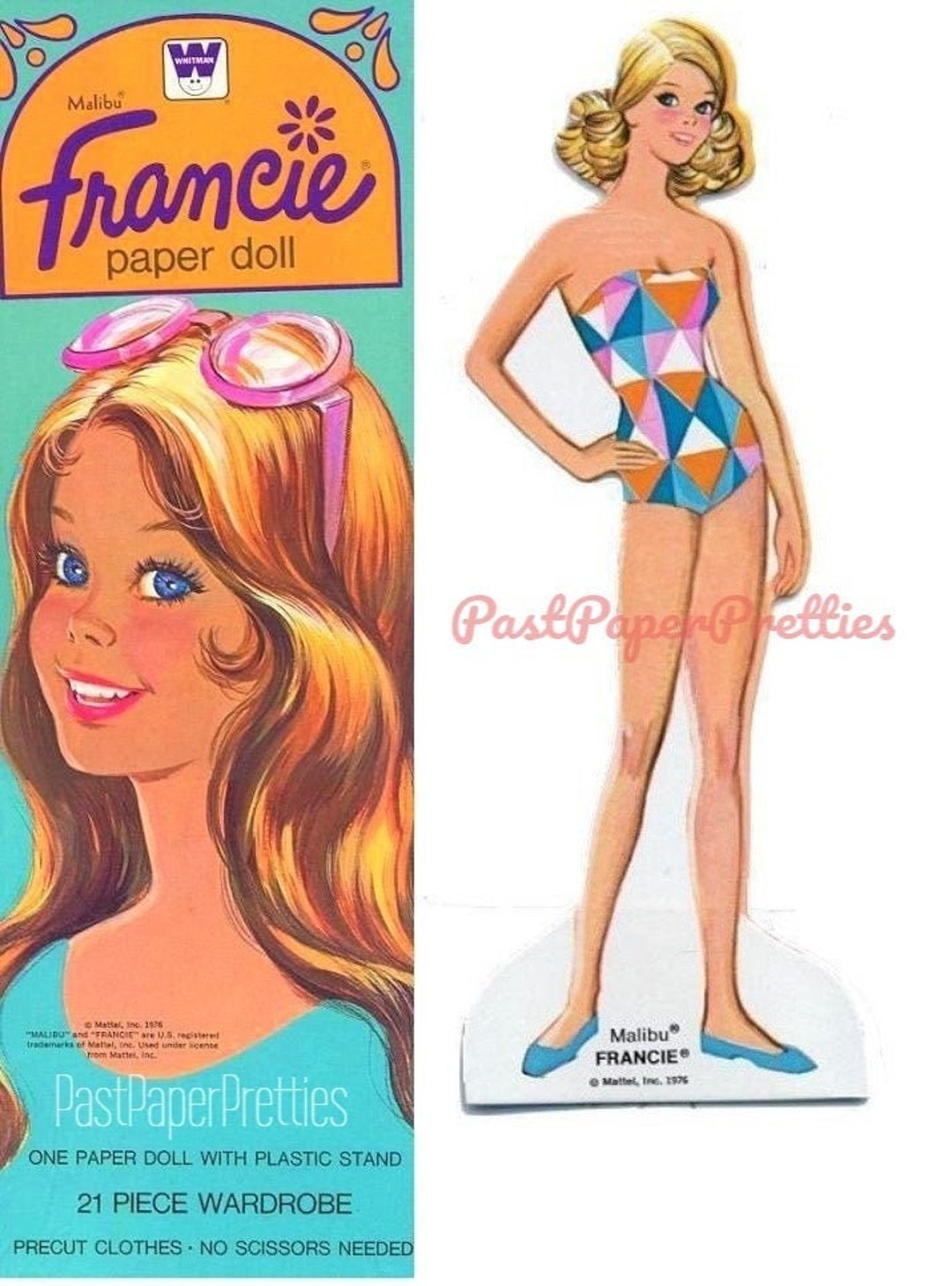 Vintage Paper Dolls Malibu Francie C. 1976 Printable PDF
