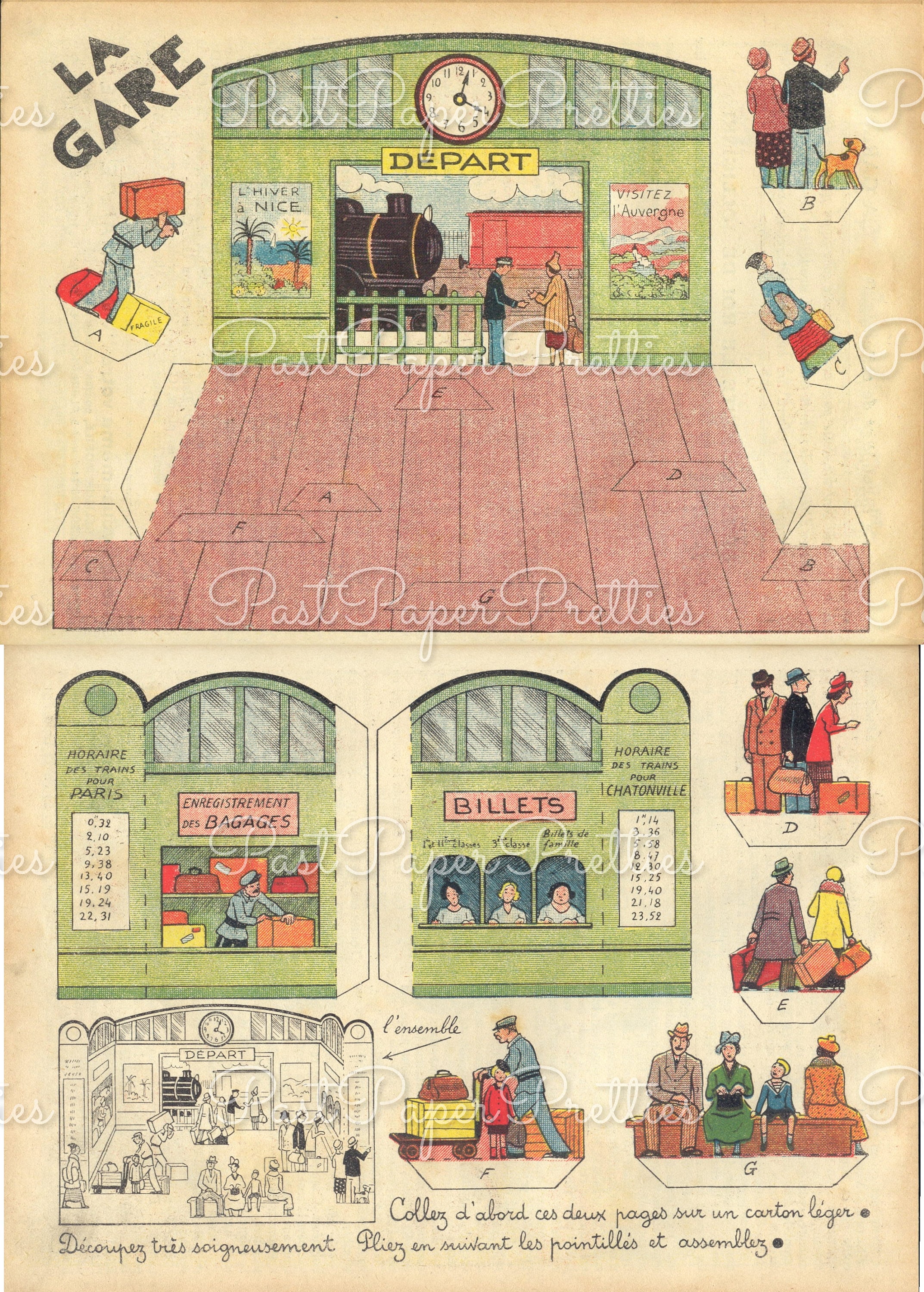 Vintage Catalogue Pk 18 Accessoires Pour Trains Miniatures Preiser Pmp