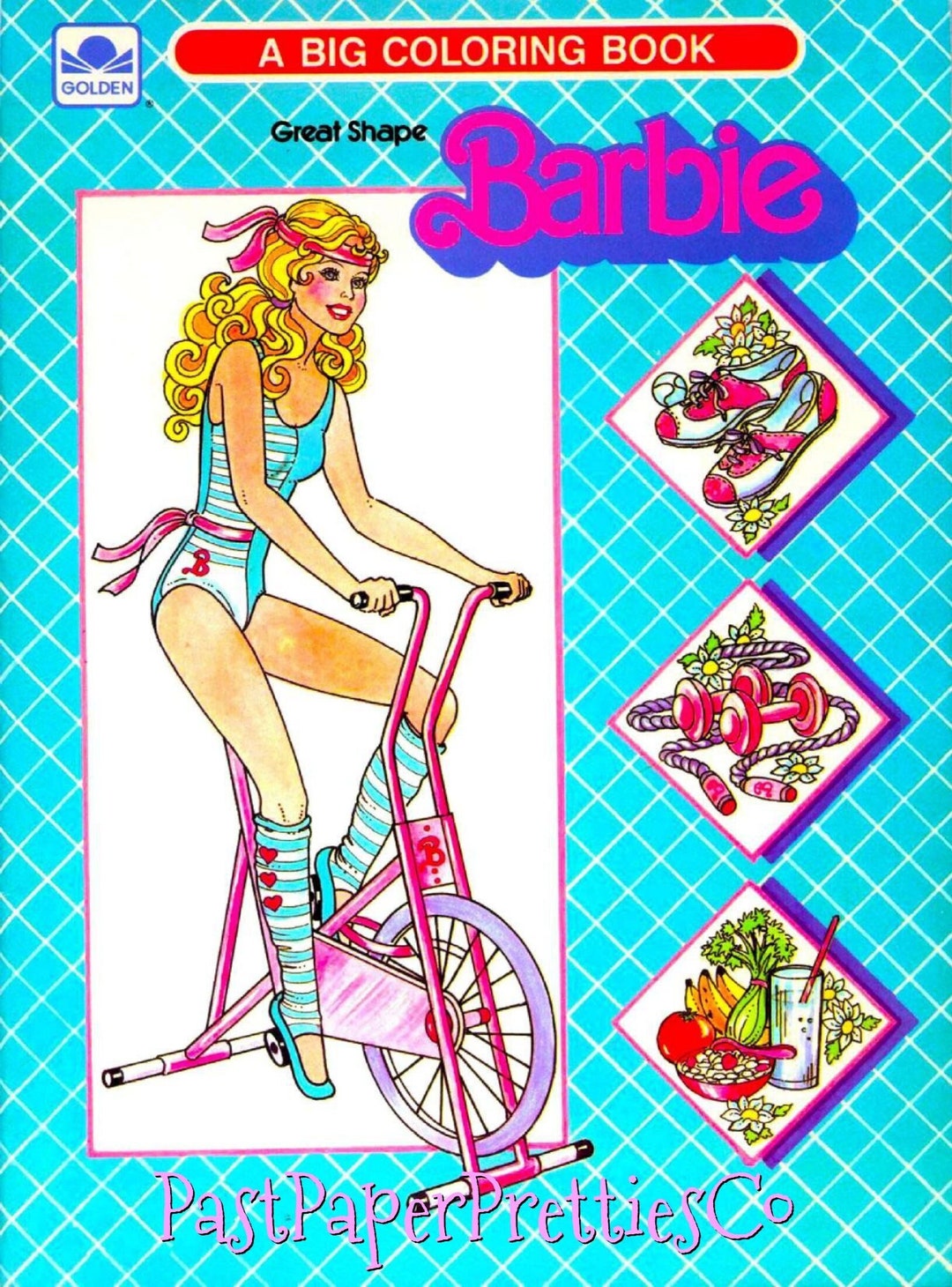 Vintage Great Shape Barbie Coloring Book Printable PDF Instant Digital ...