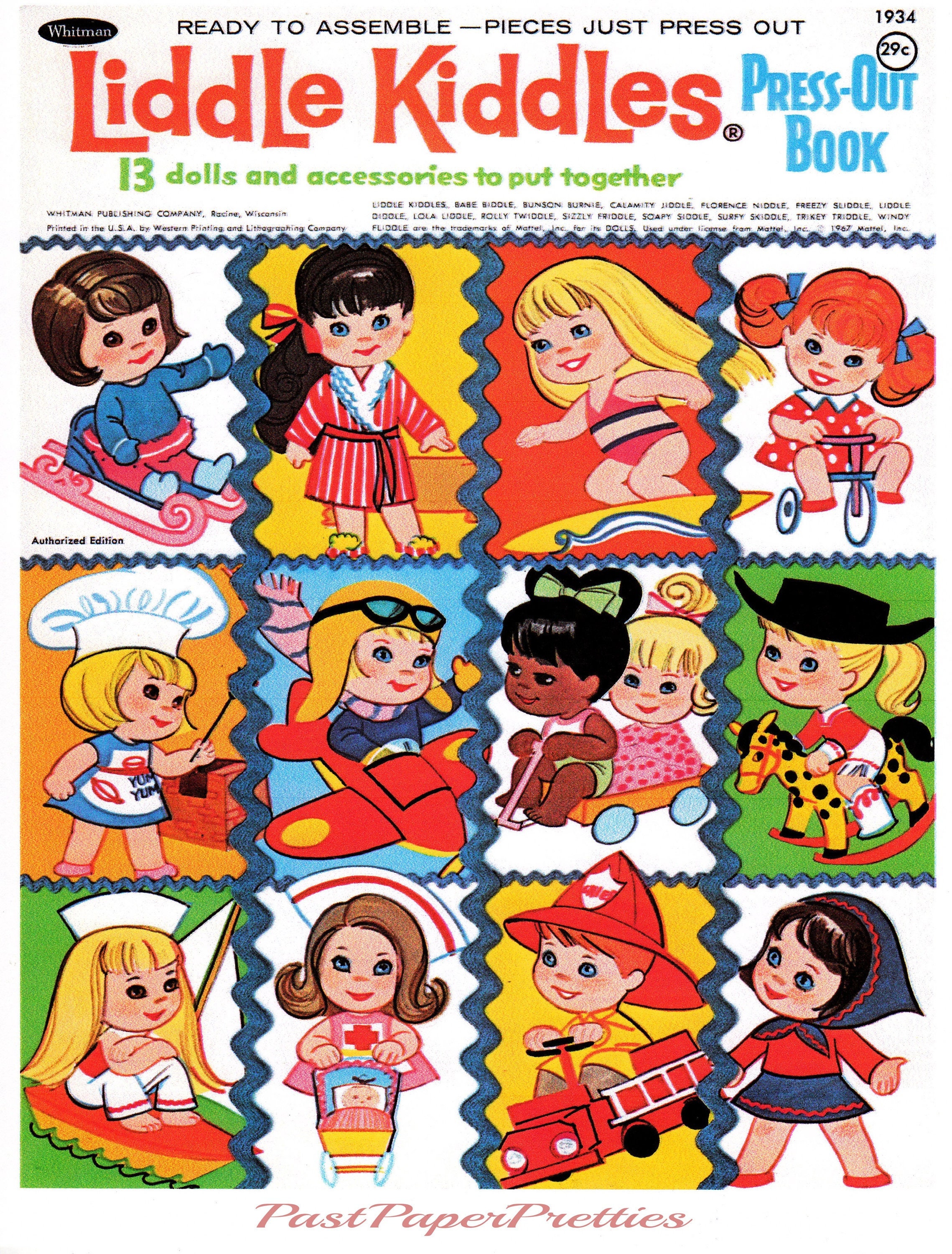 Pressed out. Liddle Kiddles. Press-out paper Dolls. Liddle Kiddles одежда. Vintage Mattel Лиддел Kiddles.