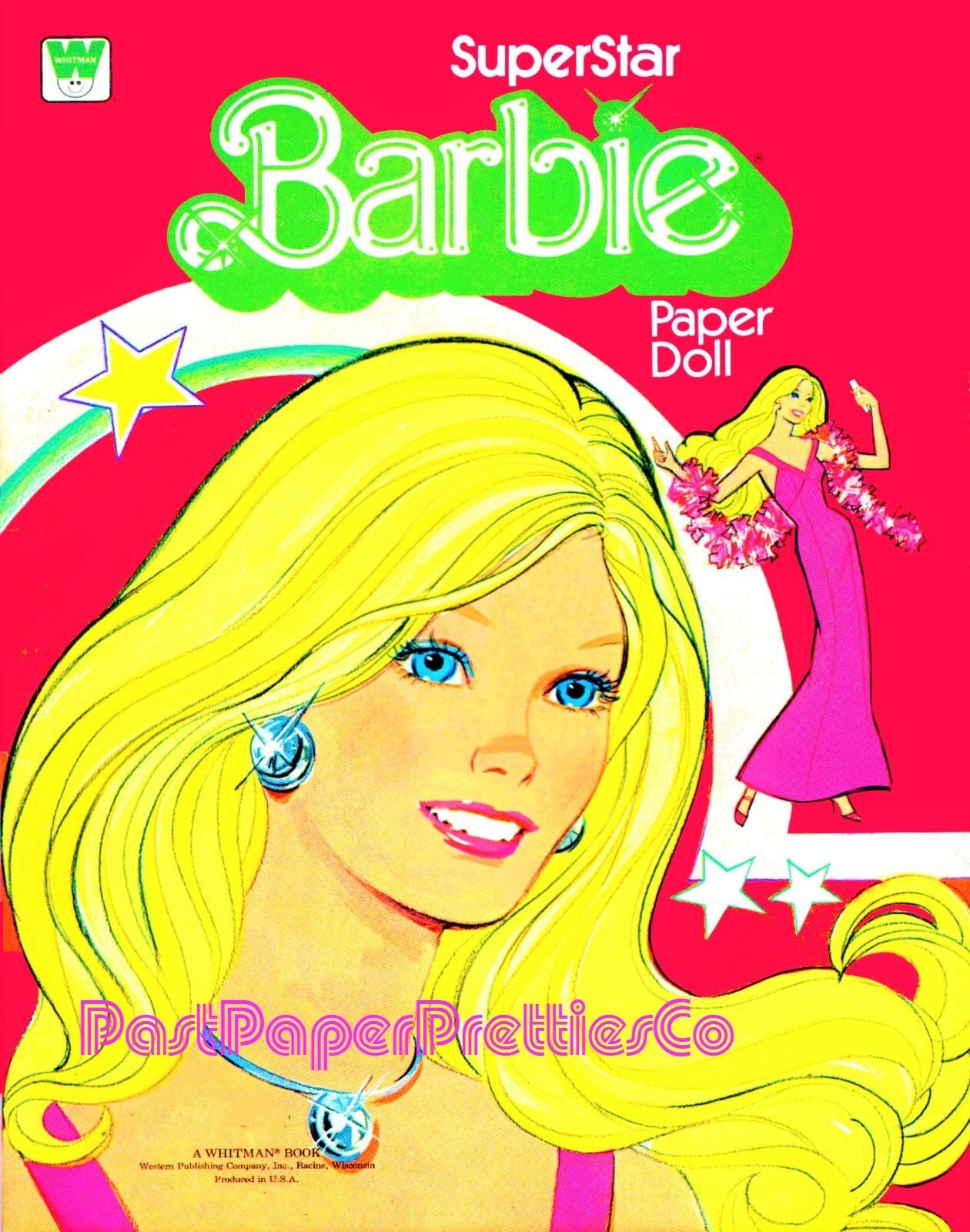 Vintage Paper Dolls Superstar Barbie 1977 Printable