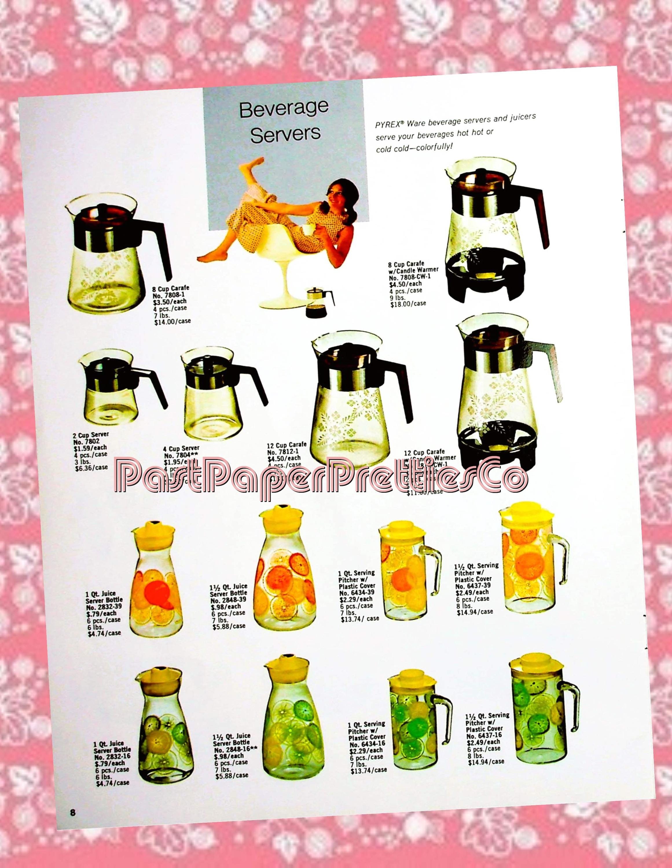 Vintage Retro 70s PYREX Catalogs 1969 1972 Printable Homemaker