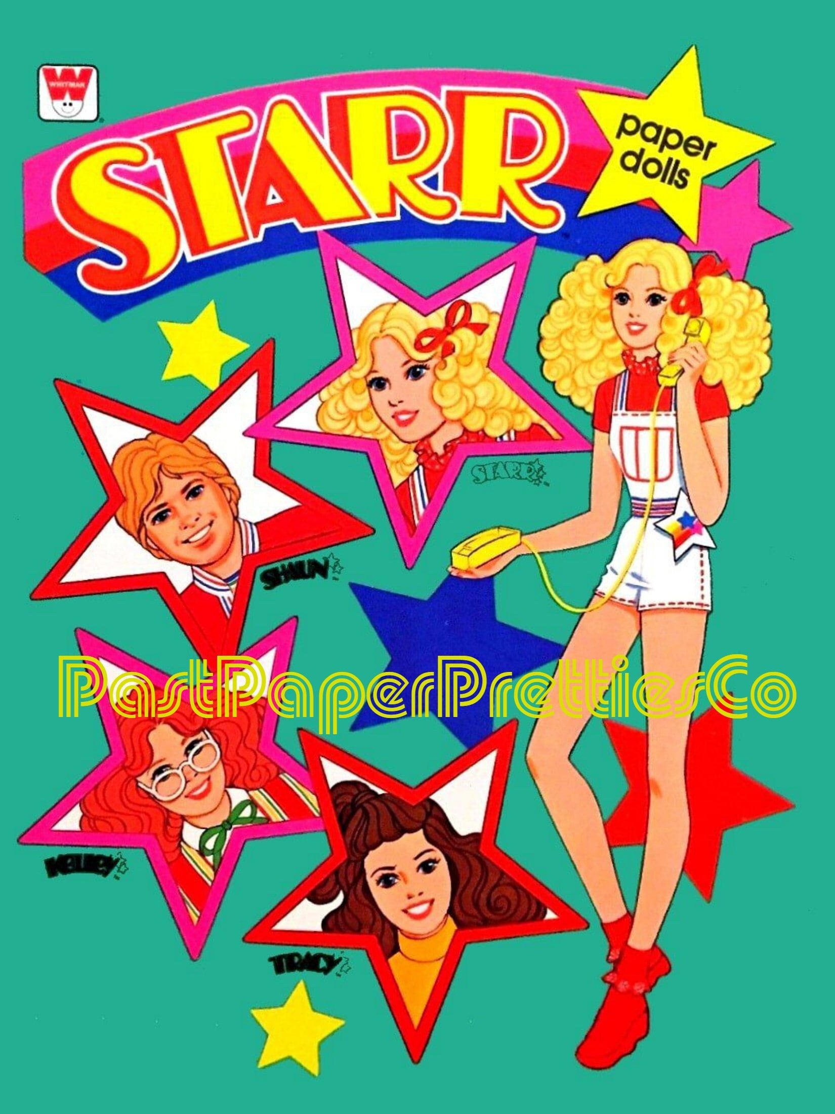 Vintage Paper Dolls Starr & Friends Retro Fashion Doll 1981