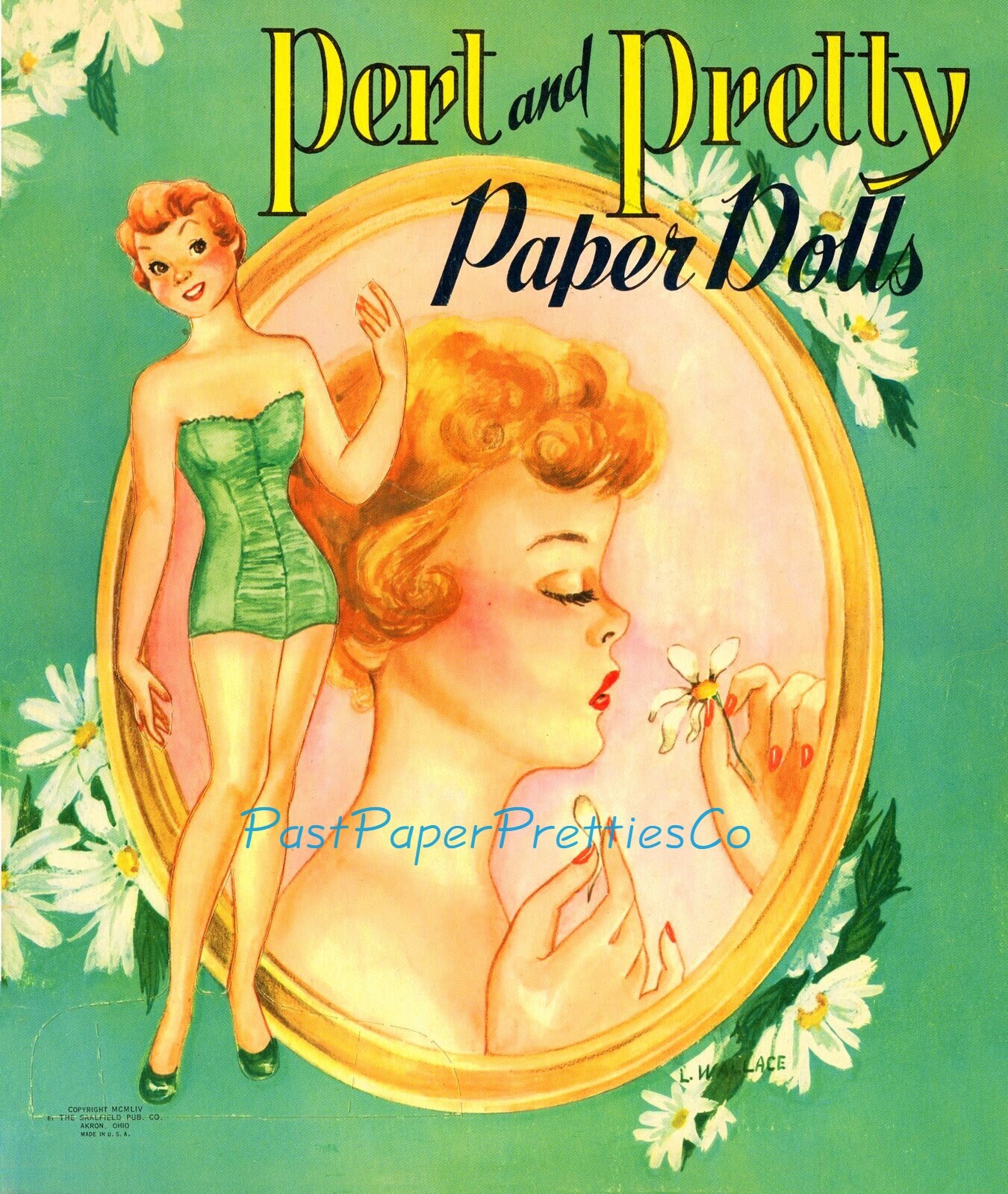 Vintage Paper Dolls Pert and Pretty C