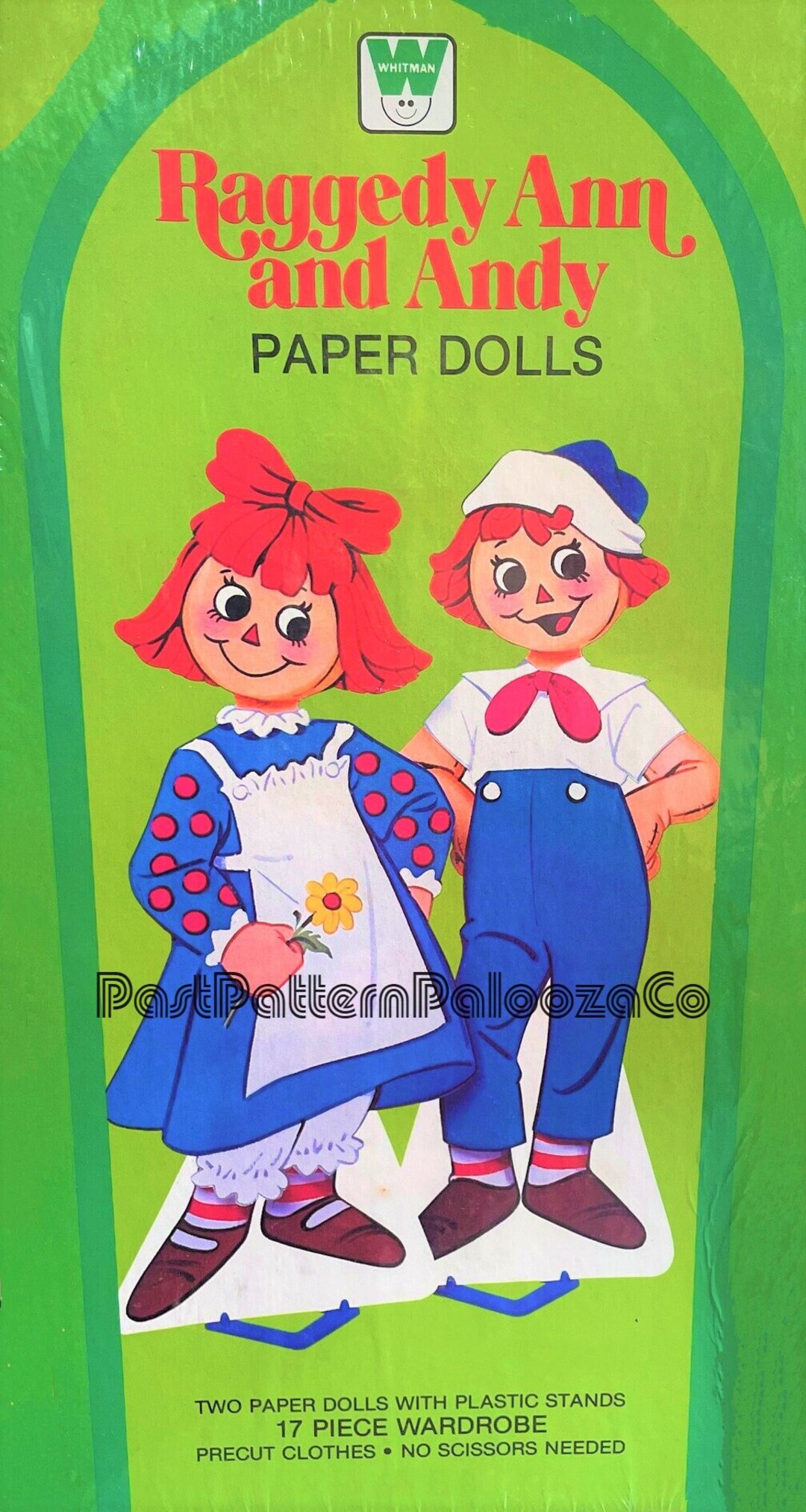 Vintage Raggedy Ann and Andy Paper Dolls 1982 Printable PDF Etsy
