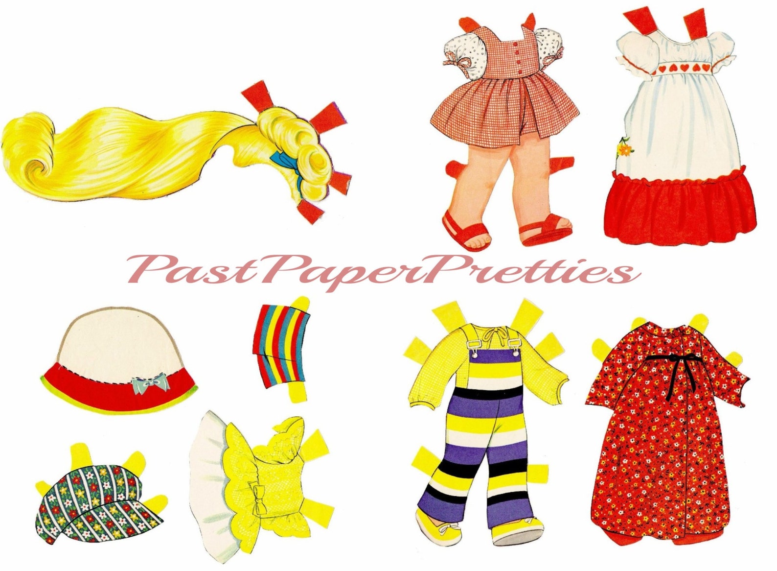 Vintage Paper Dolls Valerie With Growing Pretty Hair Retro Etsy