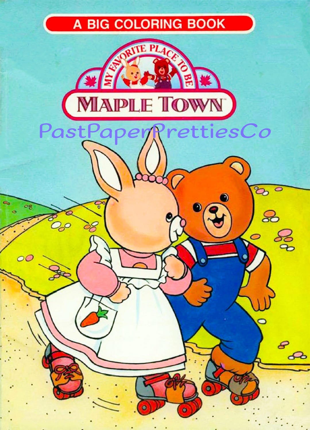 Vintage Maple Town Coloring Book Printable PDF Instant Digital Vintage Maple Town Coloring Book Printable PDF Instant Digital