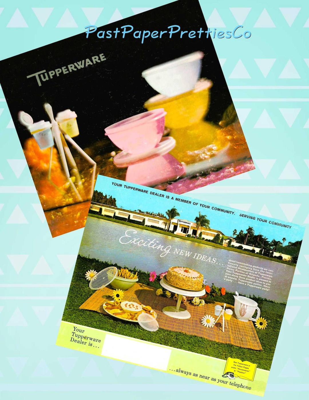 Vintage MCM Tupperware Catalog 1962 Printable Homemaker Sales