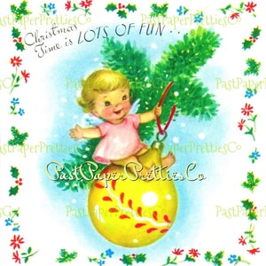 Vintage Weihnachten druckbare entzückende Engel Babys Kinder Karten Bilder PDF Sofortiger digitaler Download süsse Kawaii Urlaub Engel Clipart