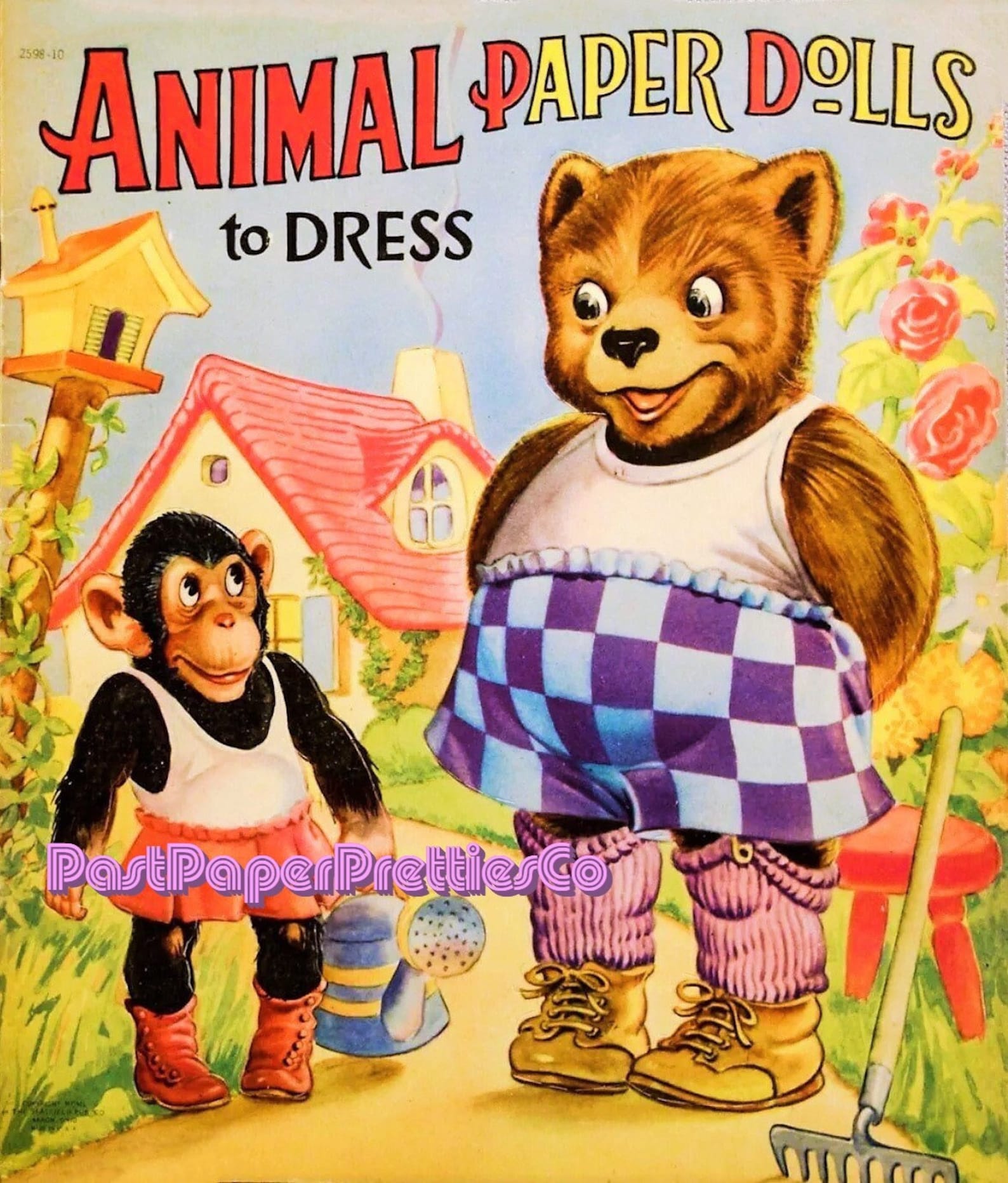 Vintage Animal Paper Dolls To Dress 1930s Printable PDF Instant Digital vintage-animal-paper-dolls-to-dress-1930s-printable-pdf-instant-digital