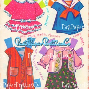 Vintage Drowsy Doll Paper Dolls 1973 Printable PDF Instant Digital ...