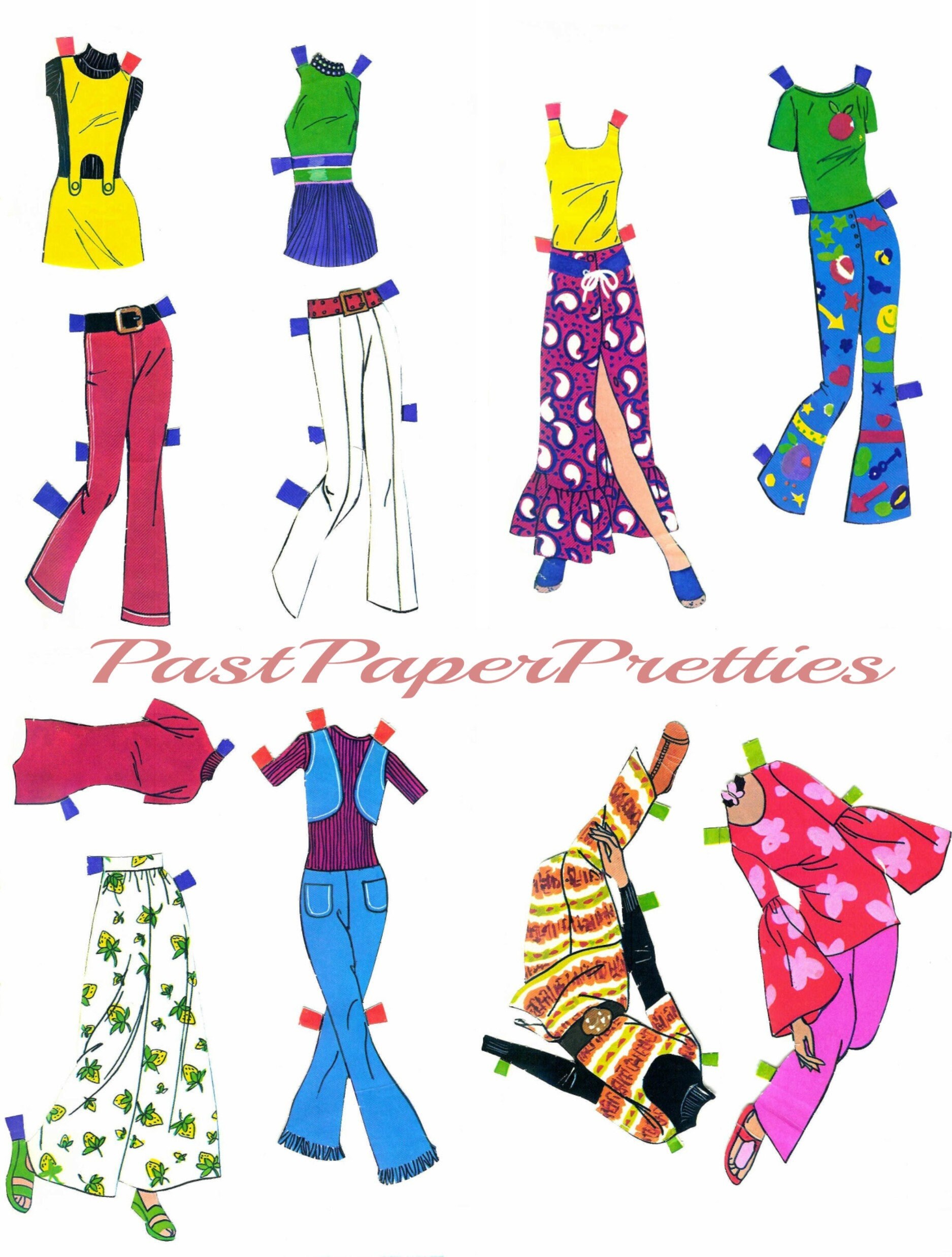 Vintage Paper Dolls the Young Set C. 1973 Printable PDF Etsy