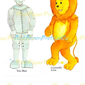Vintage Paper Dolls the Wizard of Oz 1976 PDF Printable Instant Digital ...
