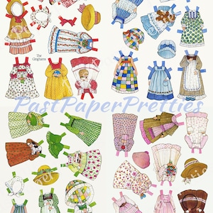 Vintage Paper Dolls the Ginghams C. 1976 Printable PDF Instant Digital ...