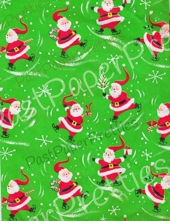 Potter's Printing Personalized Santa Christmas Wrapping Paper