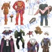 Vintage Monster Paper Dolls Set Printable Instant Digital Download ...