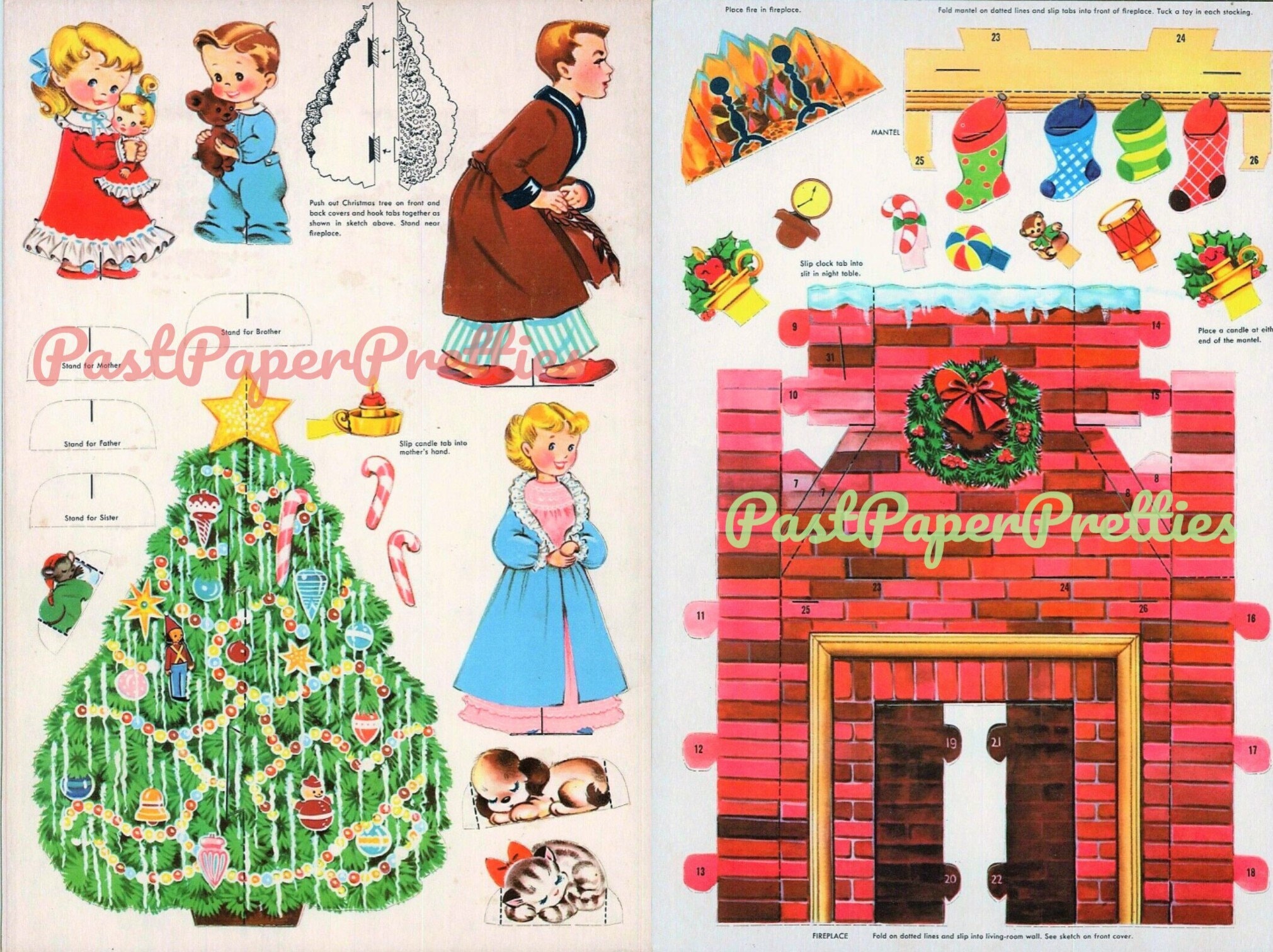 Vintage Printable the Night Before Christmas Cut Out & - Etsy