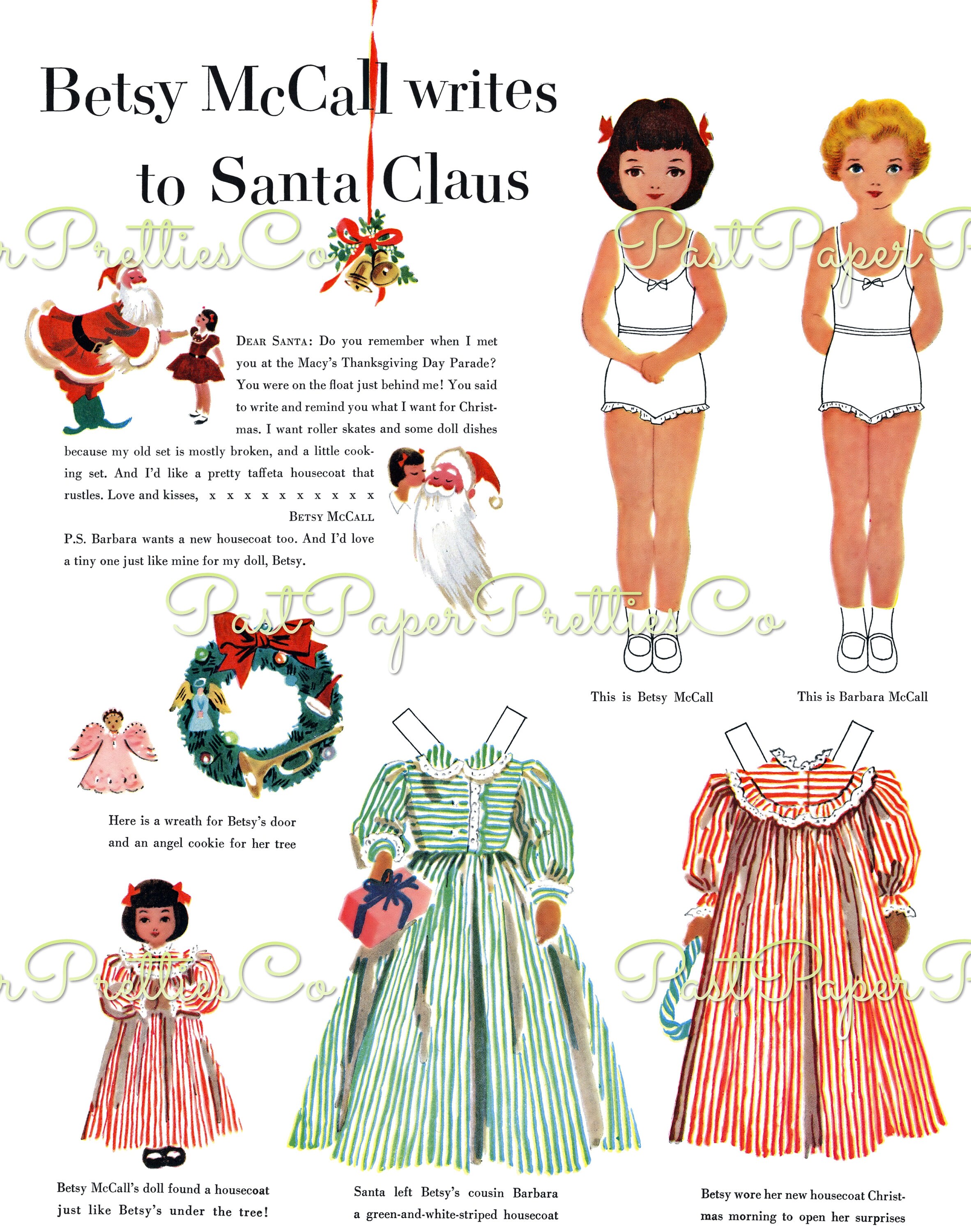 その他 betsy mccall Vintage Betsy McCall Mag. Paper Doll, Betsy McCall