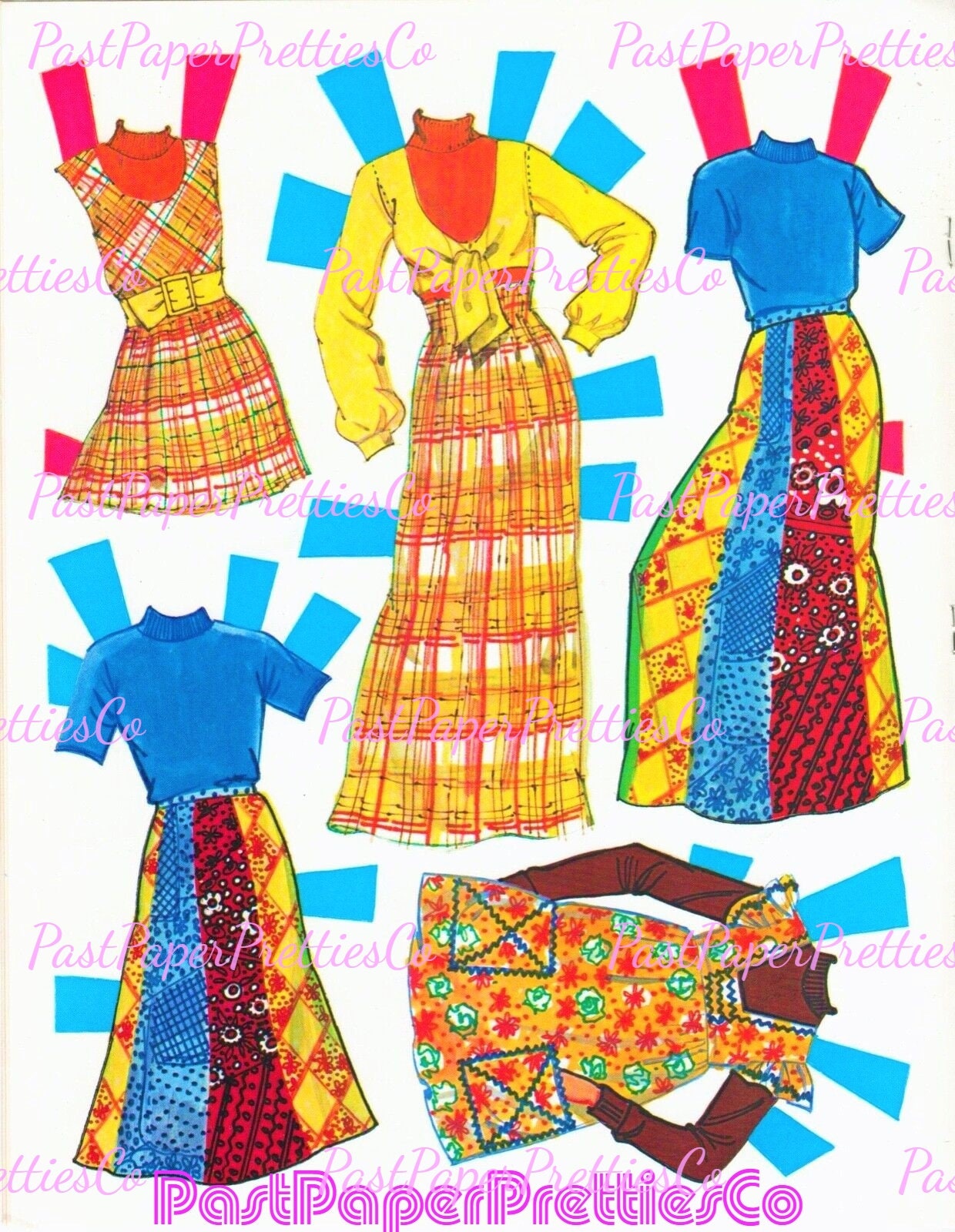 Vintage Paper Dolls Growing up Skipper 1976 Printable PDF 