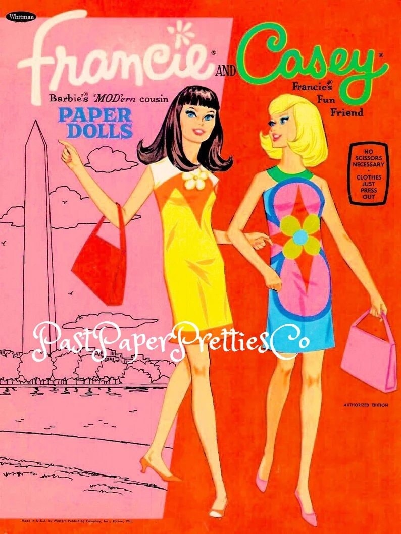 Barbie PDF Sewing Patterns Fits Fashion Size Teen Dolls 11 Inches Tall  tammy, Sindy, Francie, Babette, Wendy, Babs, Cher 8466 