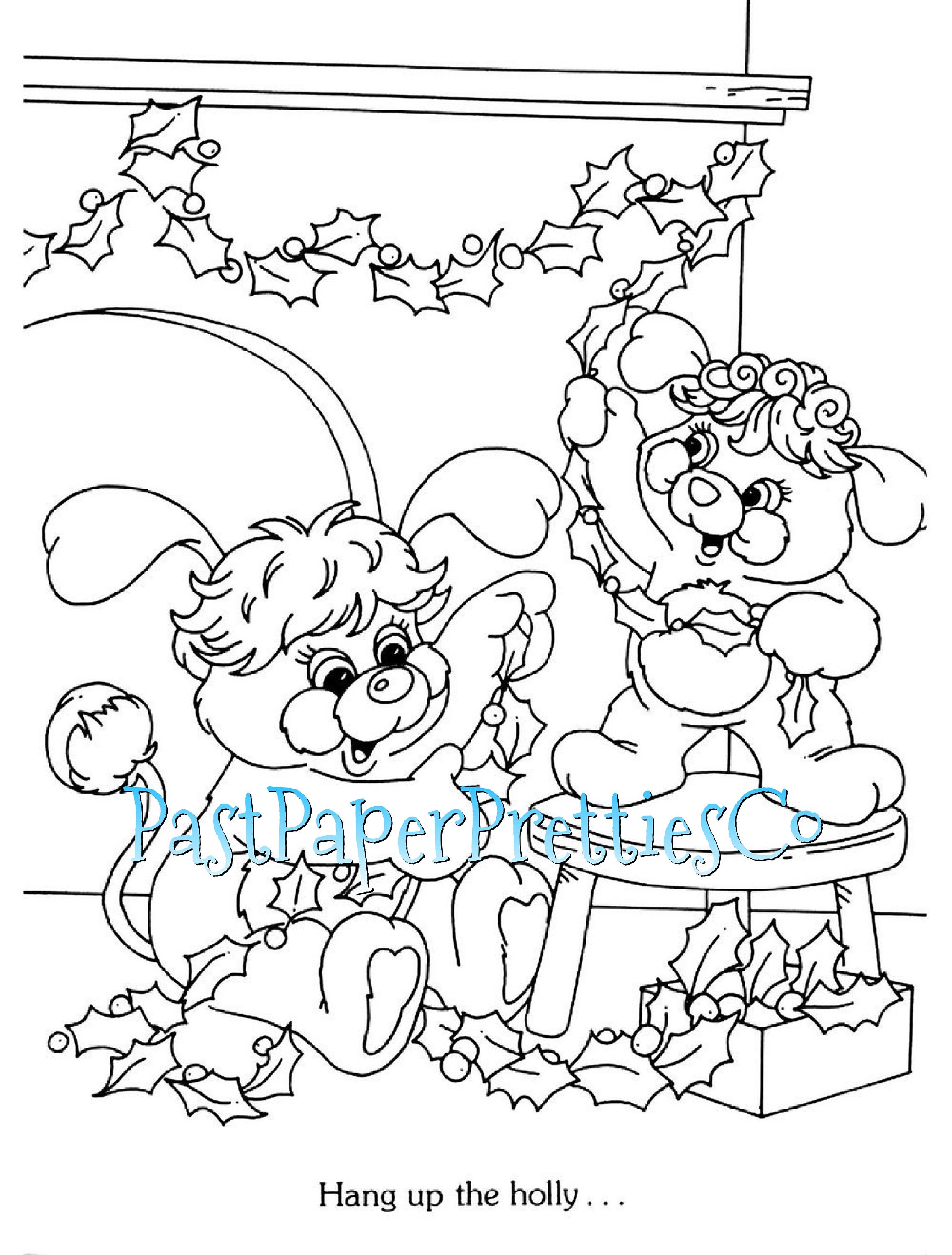 Vintage The Popples Christmas Coloring Book 1986 Printable PDF Instant vintage-the-popples-christmas-coloring-book-1986-printable-pdf-instant