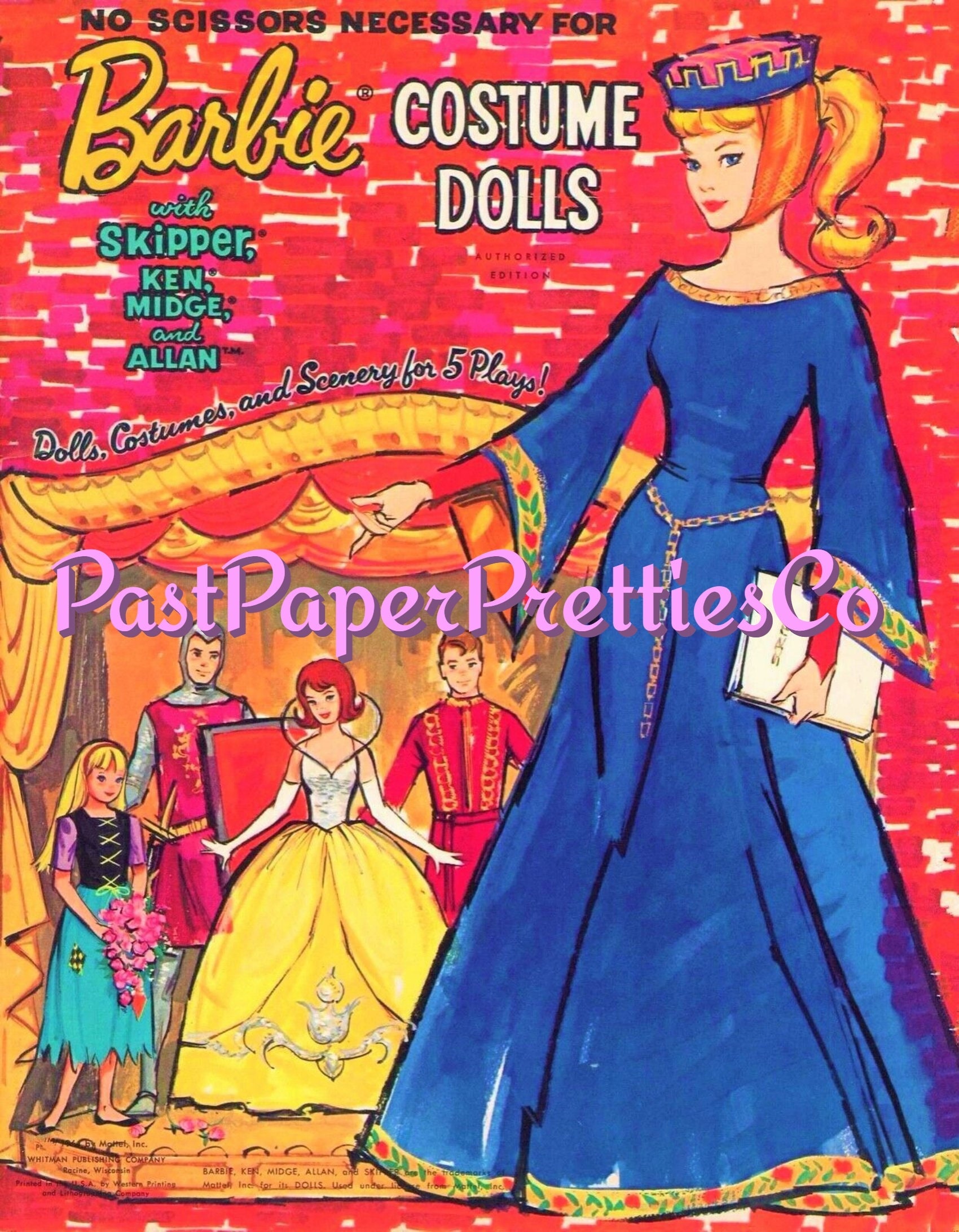 Barbie Alan Midge Doll Original 1960's Mattel Vintage Dolls