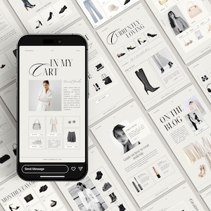 40 Editable LTK Canva Templates for Instagram Story, LTK Product Collage, Ltk Fashion Template Canva, Gift Guide, Lifestyle Blogger IG Post