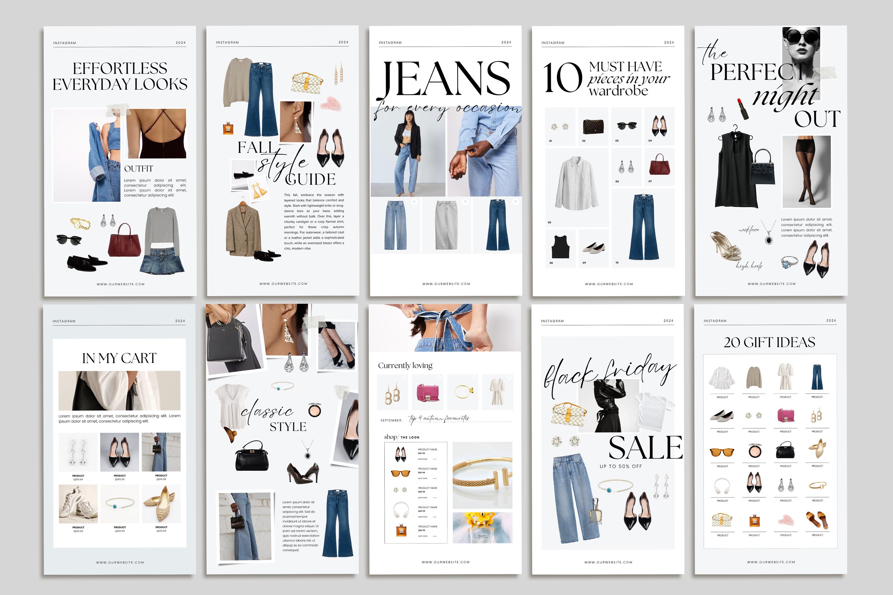 40 LTK Instagram Story Templates, Editable LTK Canva Templates for ...