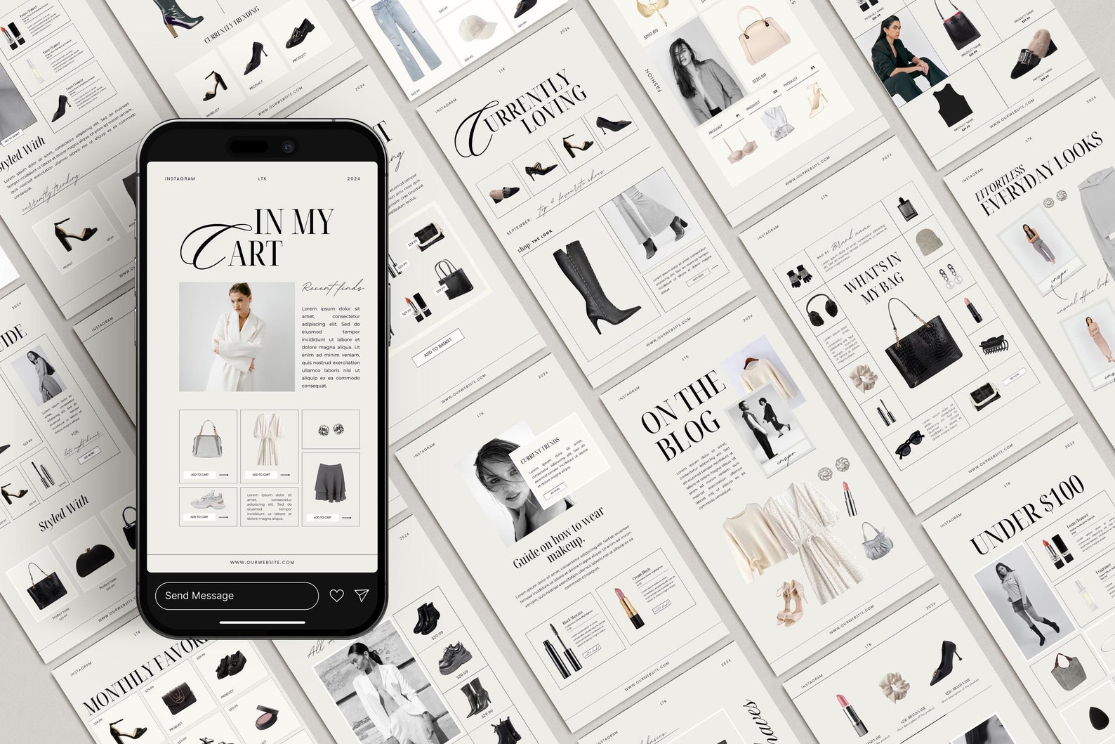 40 Editable LTK Canva Templates for Instagram Story, LTK Product ...