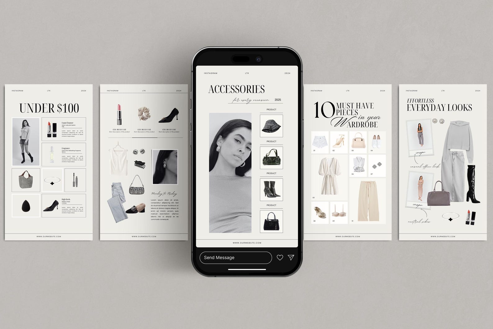 40 Editable LTK Canva Templates for Instagram Story, LTK Product ...