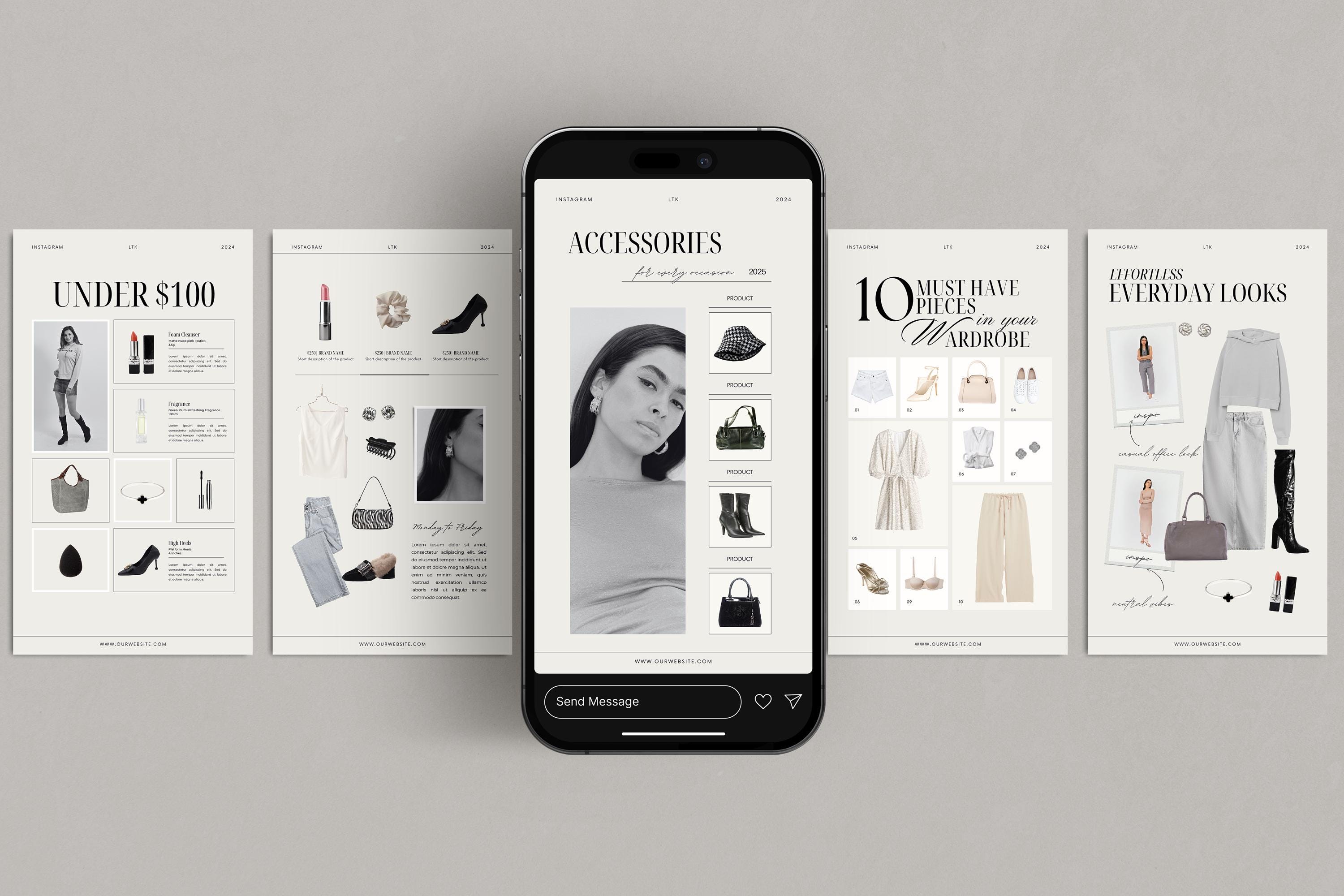 40 Editable LTK Canva Templates for Instagram Story, LTK Product ...