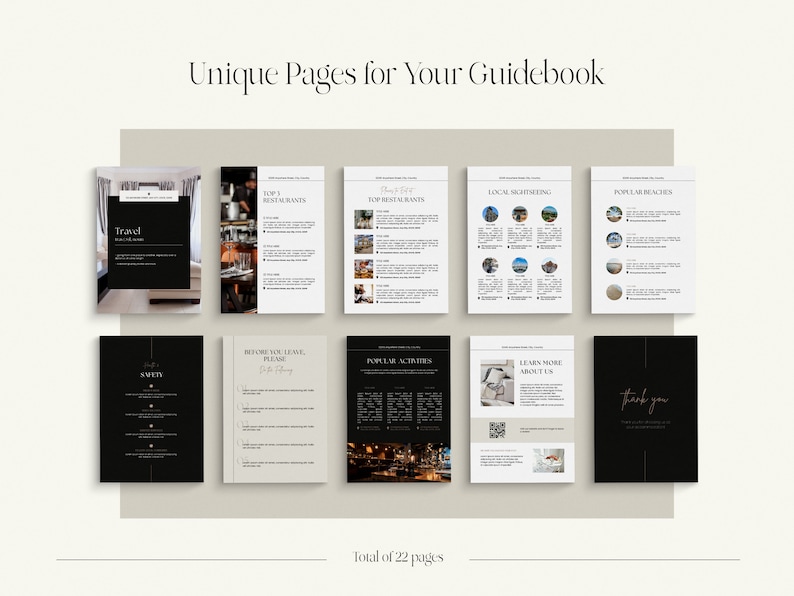 Airbnb Welcome Book Template: Editable Host Guidebook (canva) - Etsy