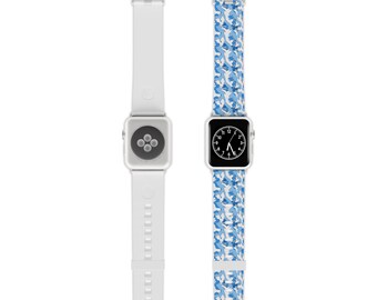 Blue Camouflage Watch Band for Apple Watch