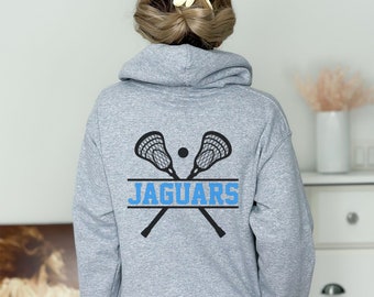 Lacrosse CUSTOMIZED Jaguars Full Zip Hoodie