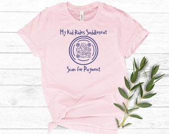 Equestrian - Scan For Payment Funny T-Shirt