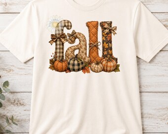 PNG Fall quilted, Pumpkins (Digital Download)