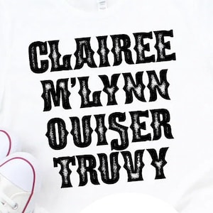 Clairee M&#39;Lynn Ouiser Truvy Tee - Choose Size/Color Movie, Magnolia, Character