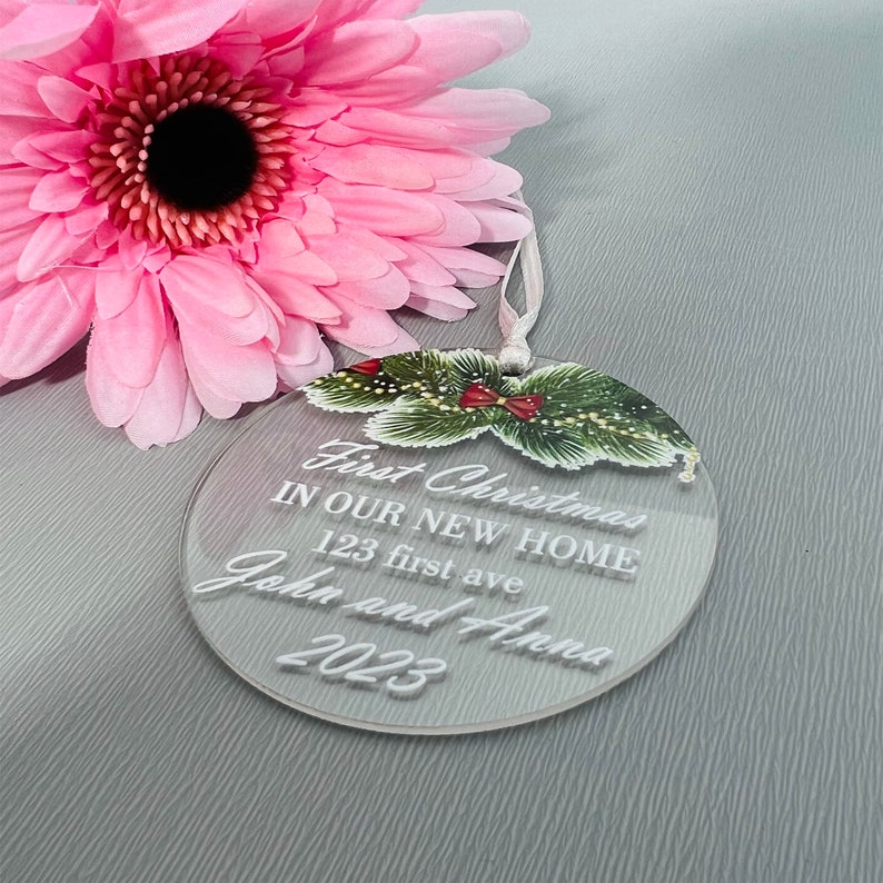 Personalized Christmas Ornaments Merry Christmas Wedding Etsy