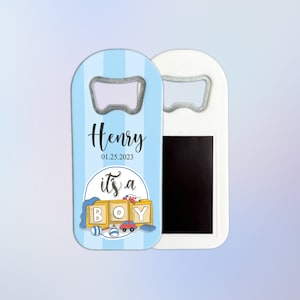 Customizable Bulk Baby Shower Gifts, Bottle Opener for Baby Shower Favor, Baby Shower Souvenirs Magnet, Baby Shower Favor For Guest