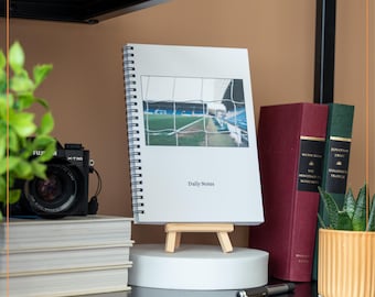 Cuaderno personalizado A5 del estadio del Chesterfield FC / Varias opciones de páginas / Diario personalizado / Agenda con lista de tareas pendientes / Regalo para fanáticos del fútbol