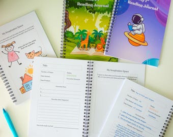 Kinder Lesebuch | Buchbesprechung Notizbuch für Kinder & Kleinkinder | Lustige Anweisungen und Zeichenseiten | Personalisiertes Geschenk für junge Leser