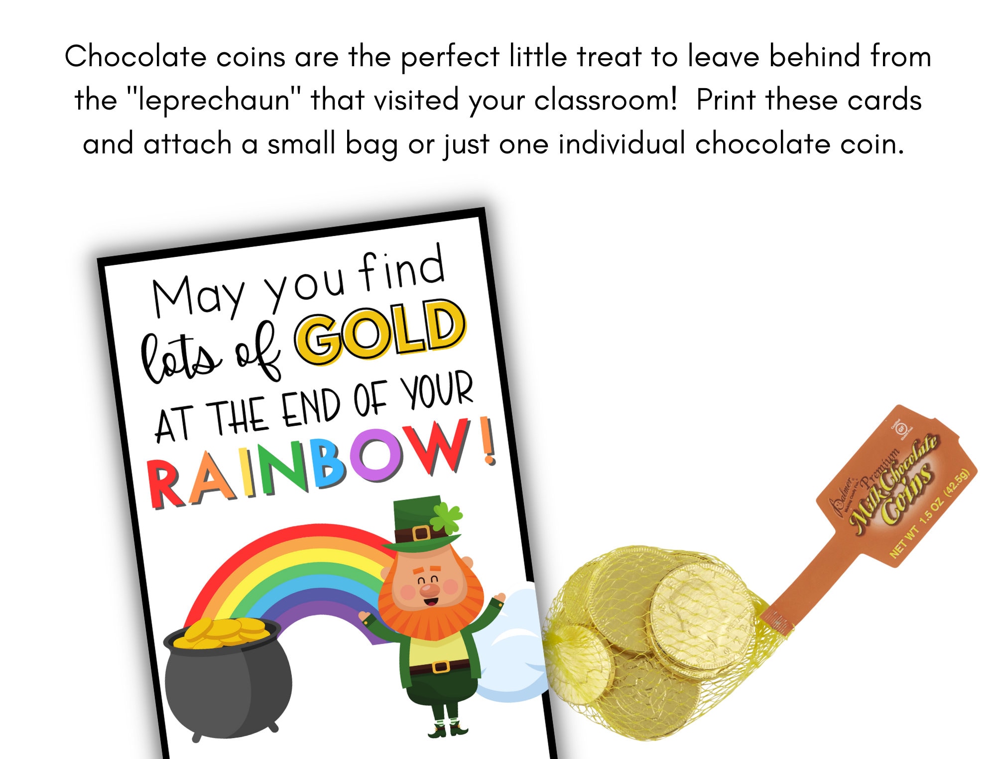 Printable St. Patrick's Day Cards for Students From Teacher, Teacher St ...