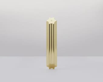 Brass Metal Mirror Modern Mezuzah Case Judaica Gifts Modern Home Prosperity Decor Home Blessing