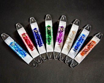 Lucite Wedding Glass Mezuzah Chuppah Smash Glass Gift Keepsake