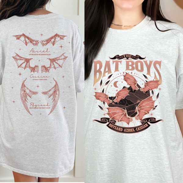 Het Bat Boys-shirt, ACOTAR merchandise, Night Court Illyrians Tee, A Court of Thorns and Roses, Rhysand Cassian Azriel Apparel.