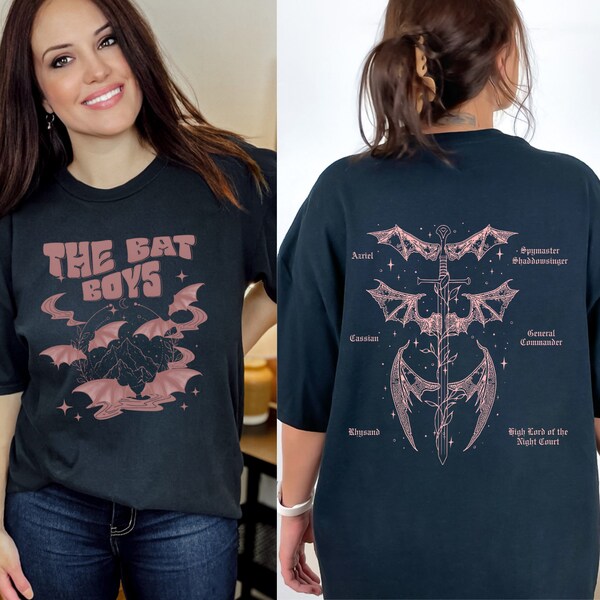 Vintage The Bat Boys Acotar Sweatshirt, The Bat Boys Comfort Colors Shirt, The Night Court Shirt, Rhysand Cassian Azriel, Bookish Merch