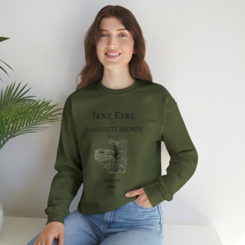 Jane Eyre Shirt, Charlotte Bronte Shirt, Jane Eyre Shirt, Jane Eyre Gift, Book Lover Gift, Literary Gift, Bookish Gift, Jane Eyre Crewneck. image 10