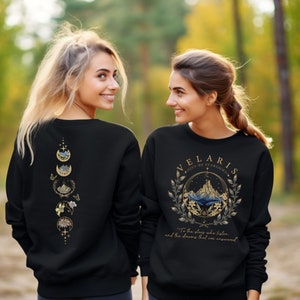 Velaris City Of Starlight ACOTAR Two-Sided Sweatshirt, The Night Court Shirt, Court of Dreams, Rhysand, Cassian, Booklover Shirt