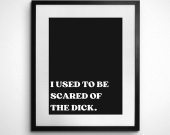 Big Black Dick Print - Etsy